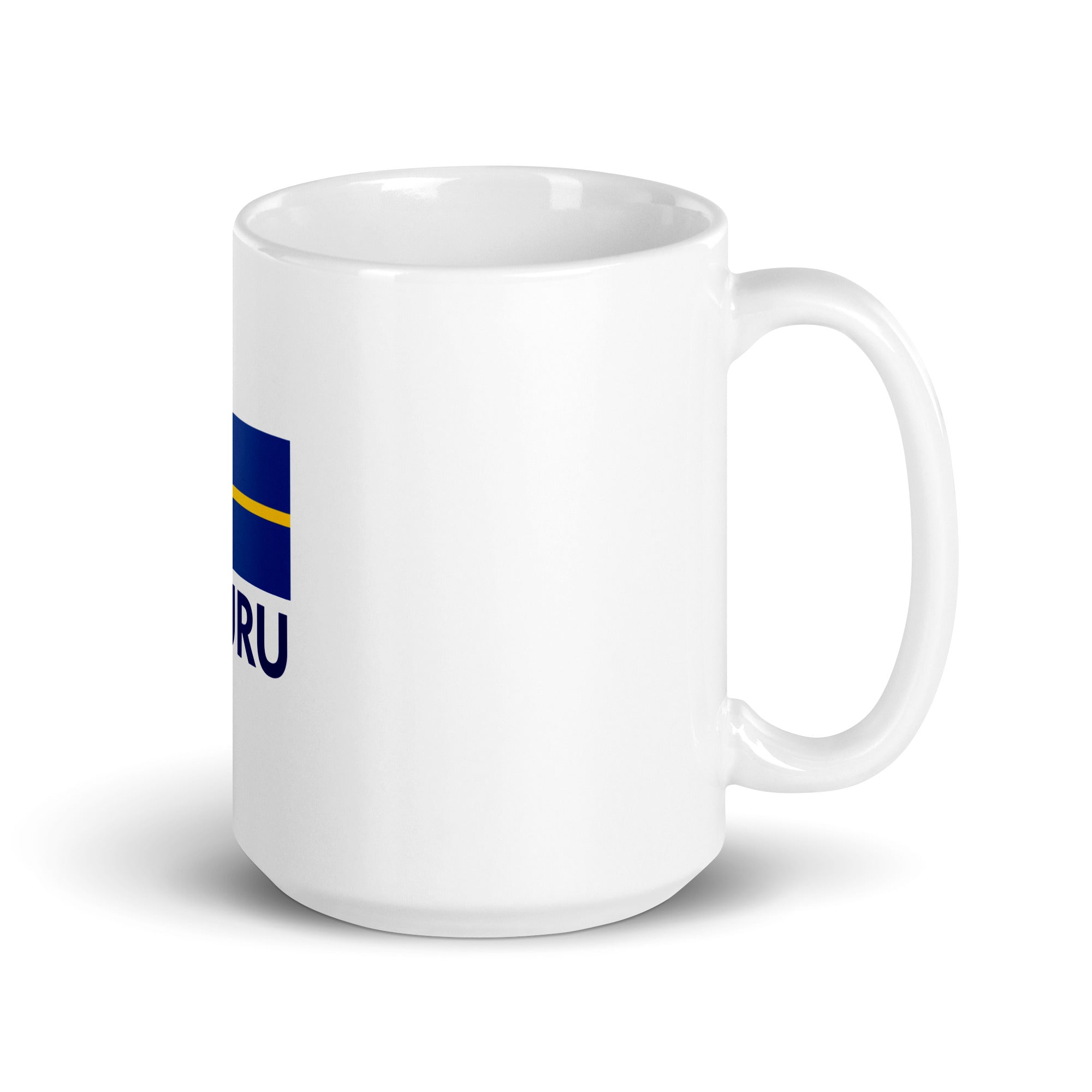 NAURU - White glossy mug