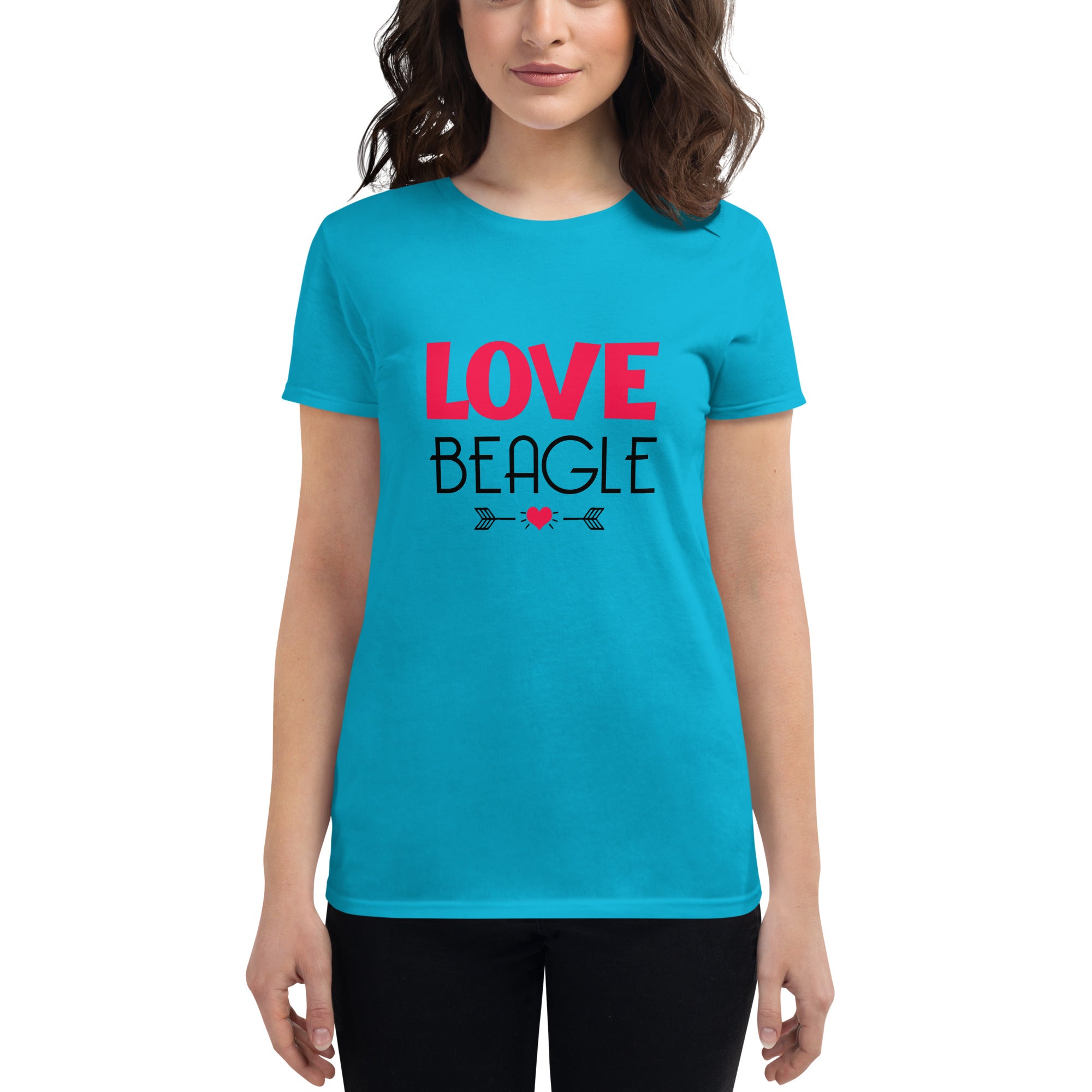 LOVE BEAGLE - Women's short sleeve t-shirt