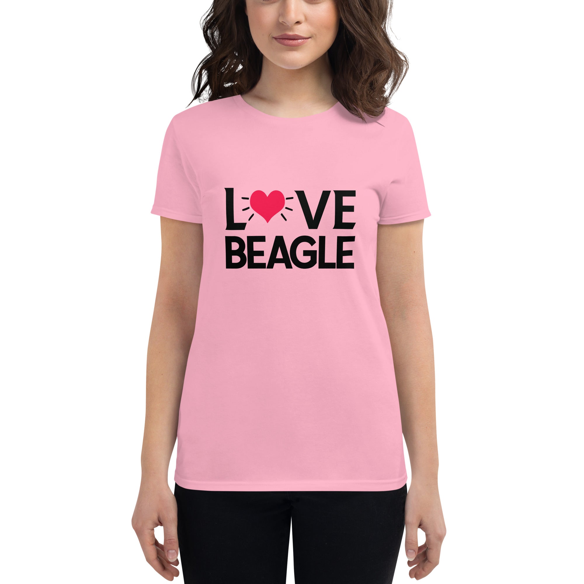 LOVE BEAGLE - Women's short sleeve t-shirt