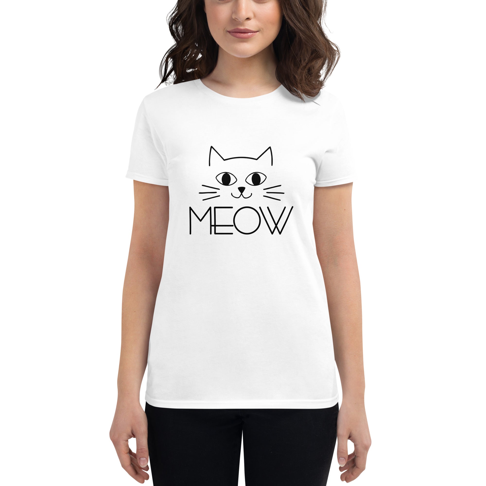 MEOW - Women's short sleeve t-shirt