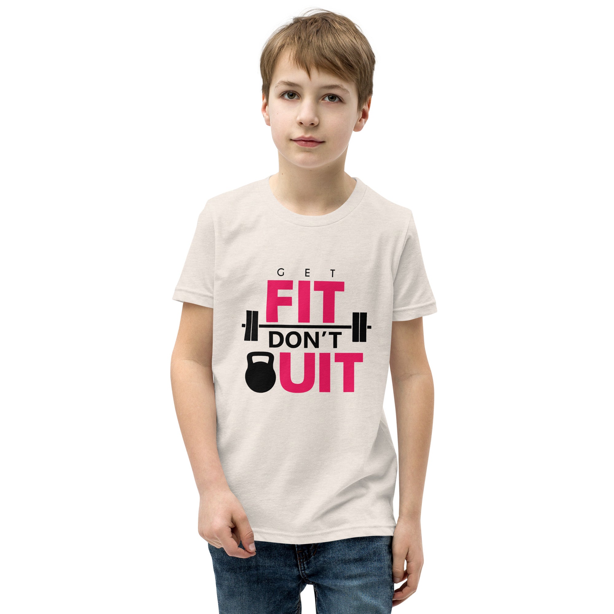 GET FIT DON'T QUIT - Youth Short Sleeve T-Shirt