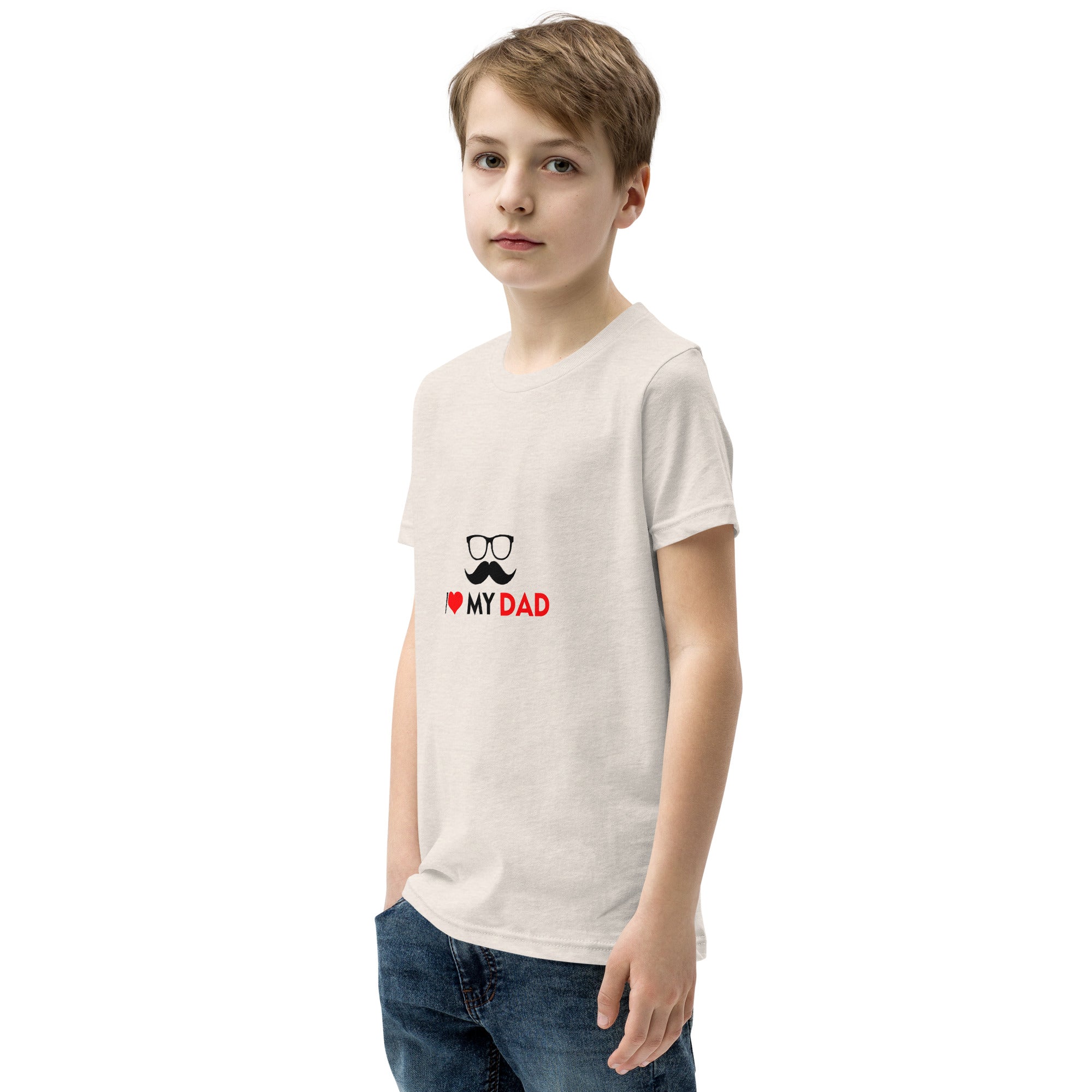 I LOVE MY DAD - Youth Short Sleeve T-Shirt