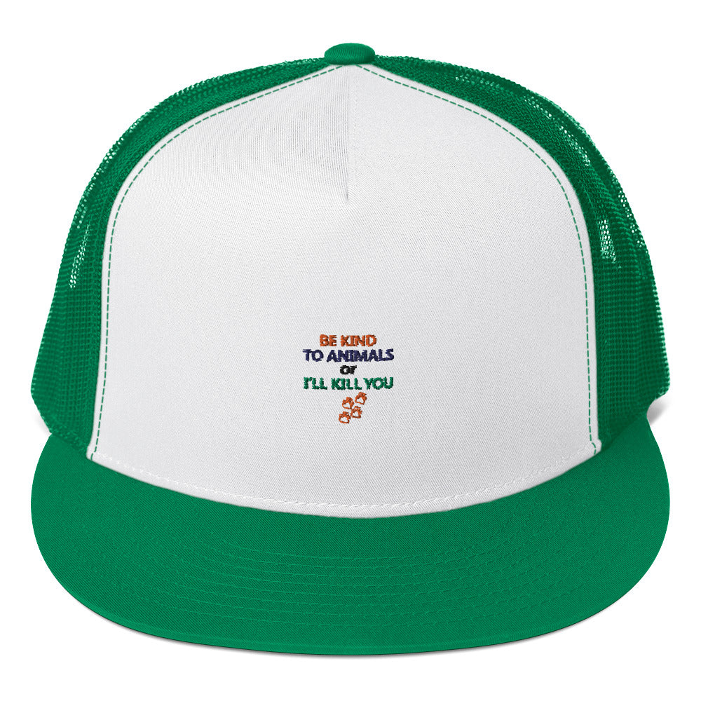 BE KIND TO ANIMALS - Trucker Cap