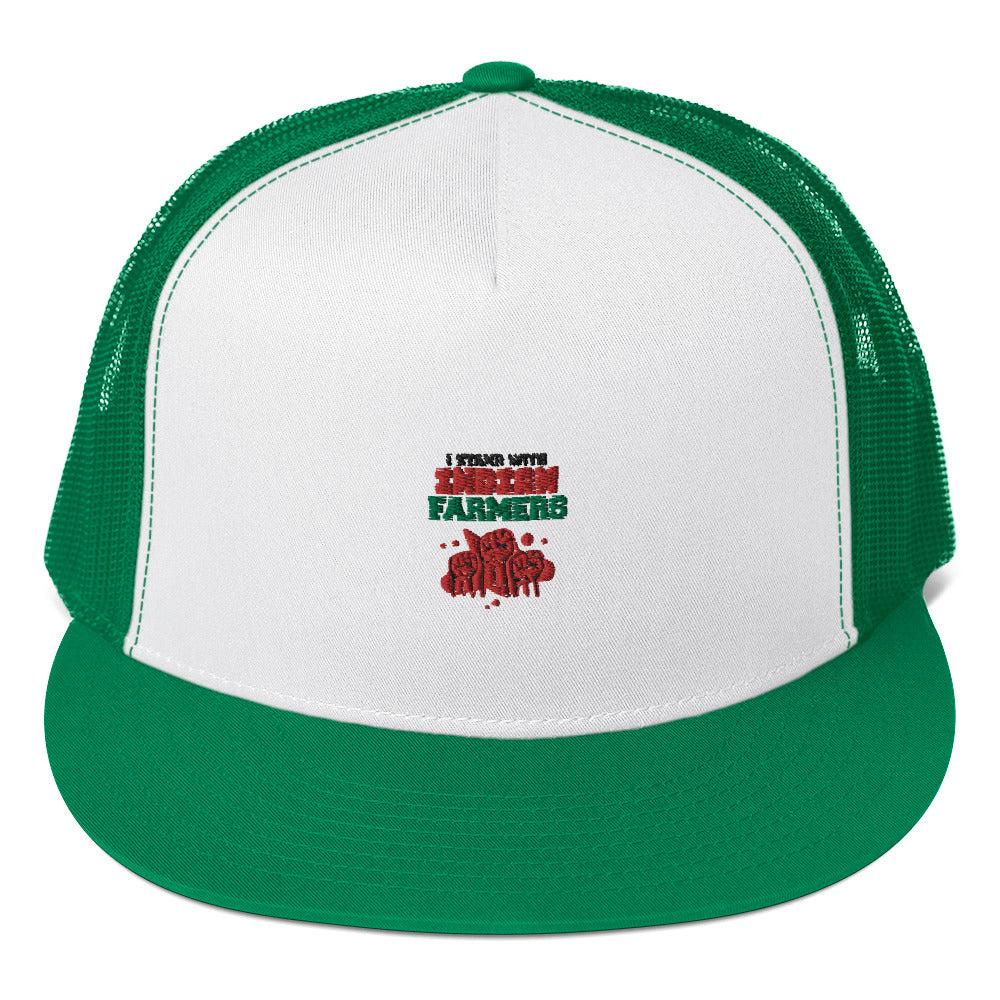 I STAND WITH INDIAN FARMERS - Trucker Cap