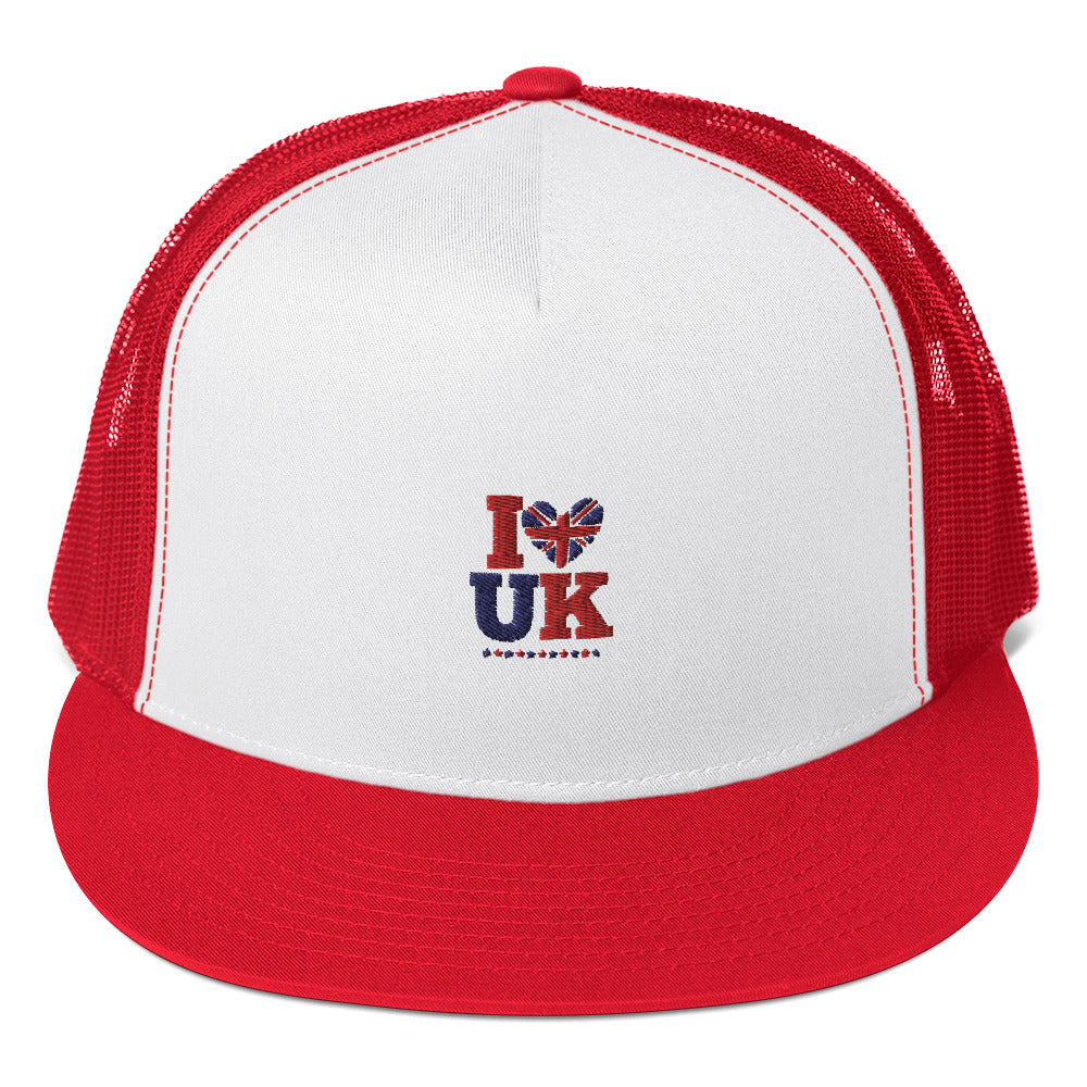 I LOVE UK - Trucker Cap