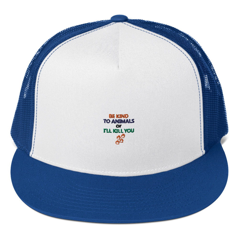 BE KIND TO ANIMALS - Trucker Cap