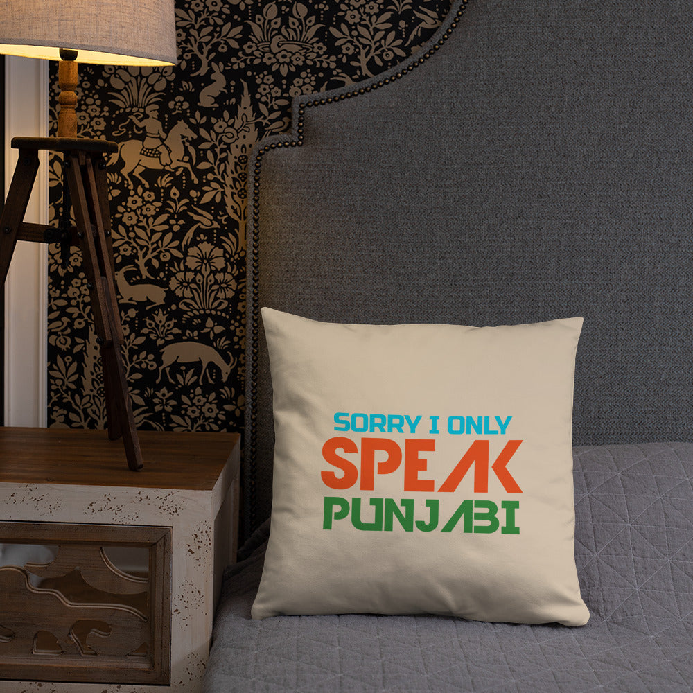 SORRY I ONLY SPEAK PUNJABI - Basic Pillow