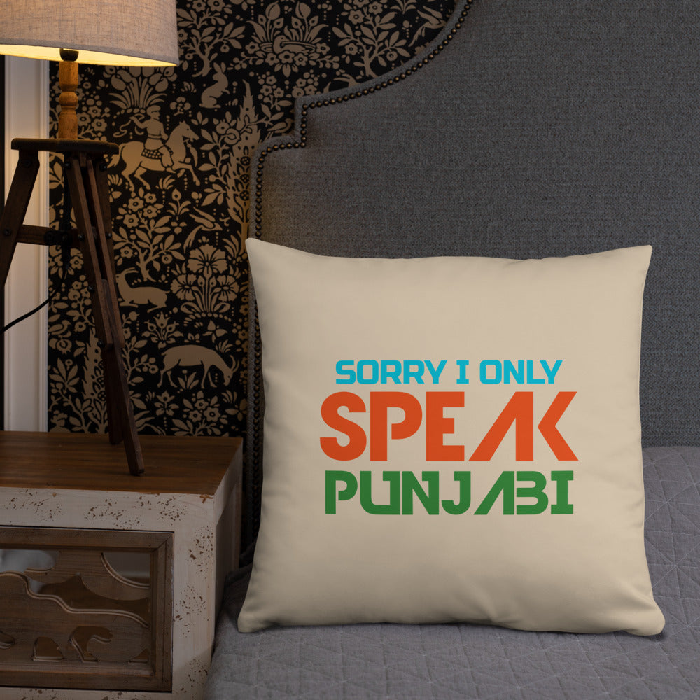 SORRY I ONLY SPEAK PUNJABI - Basic Pillow