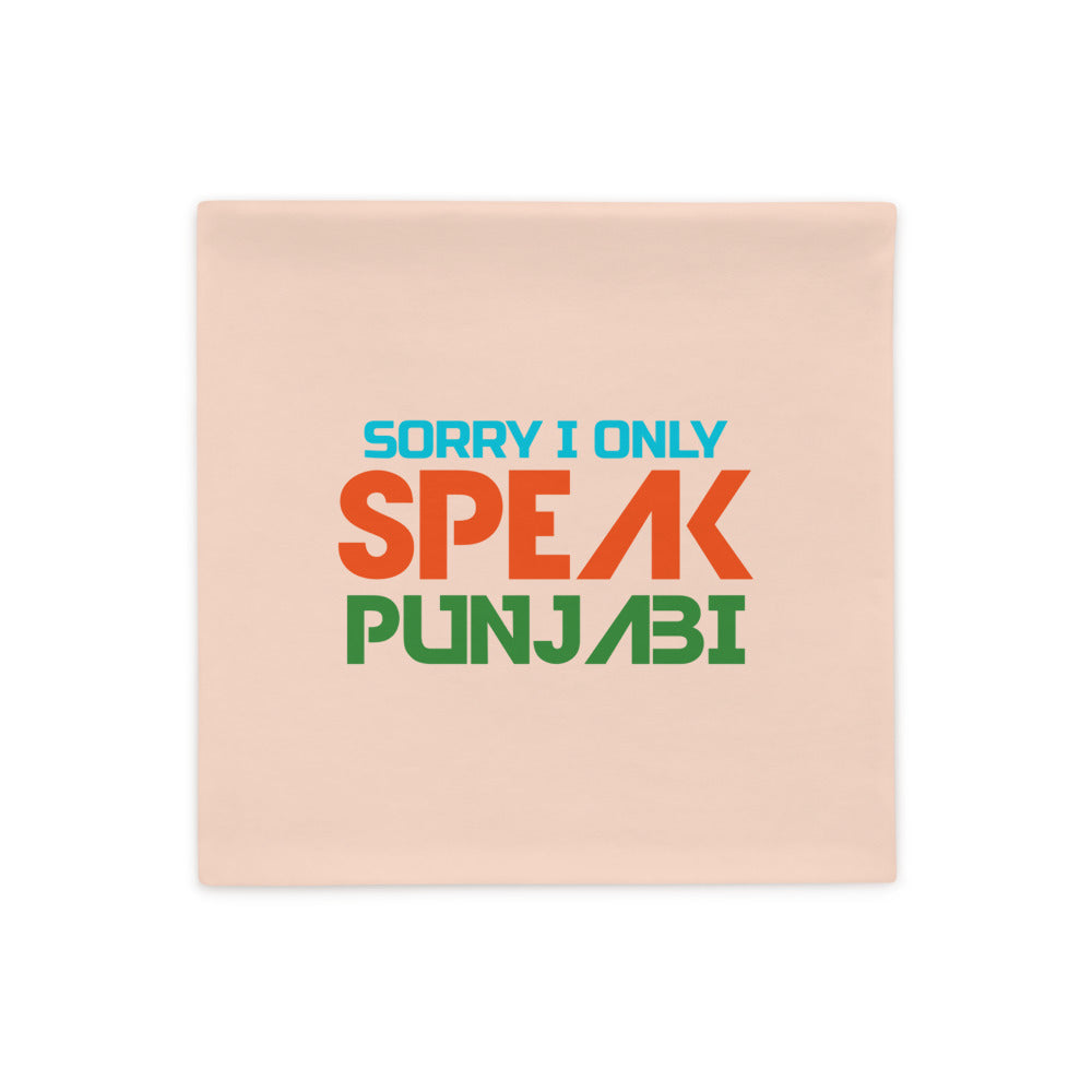 SORRY I ONLY SPEAK PUNJABI - Pillow Case