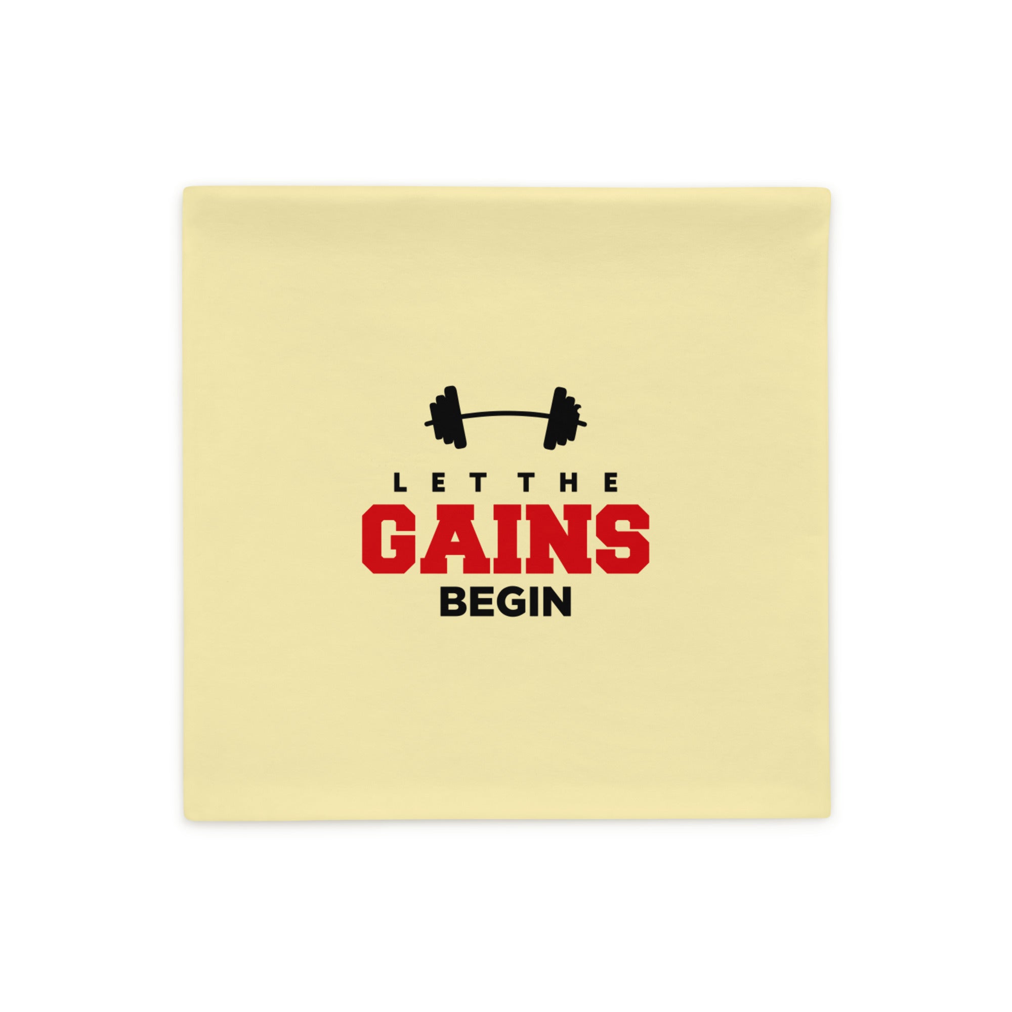 LET THE GAINS BEGIN - Pillow Case