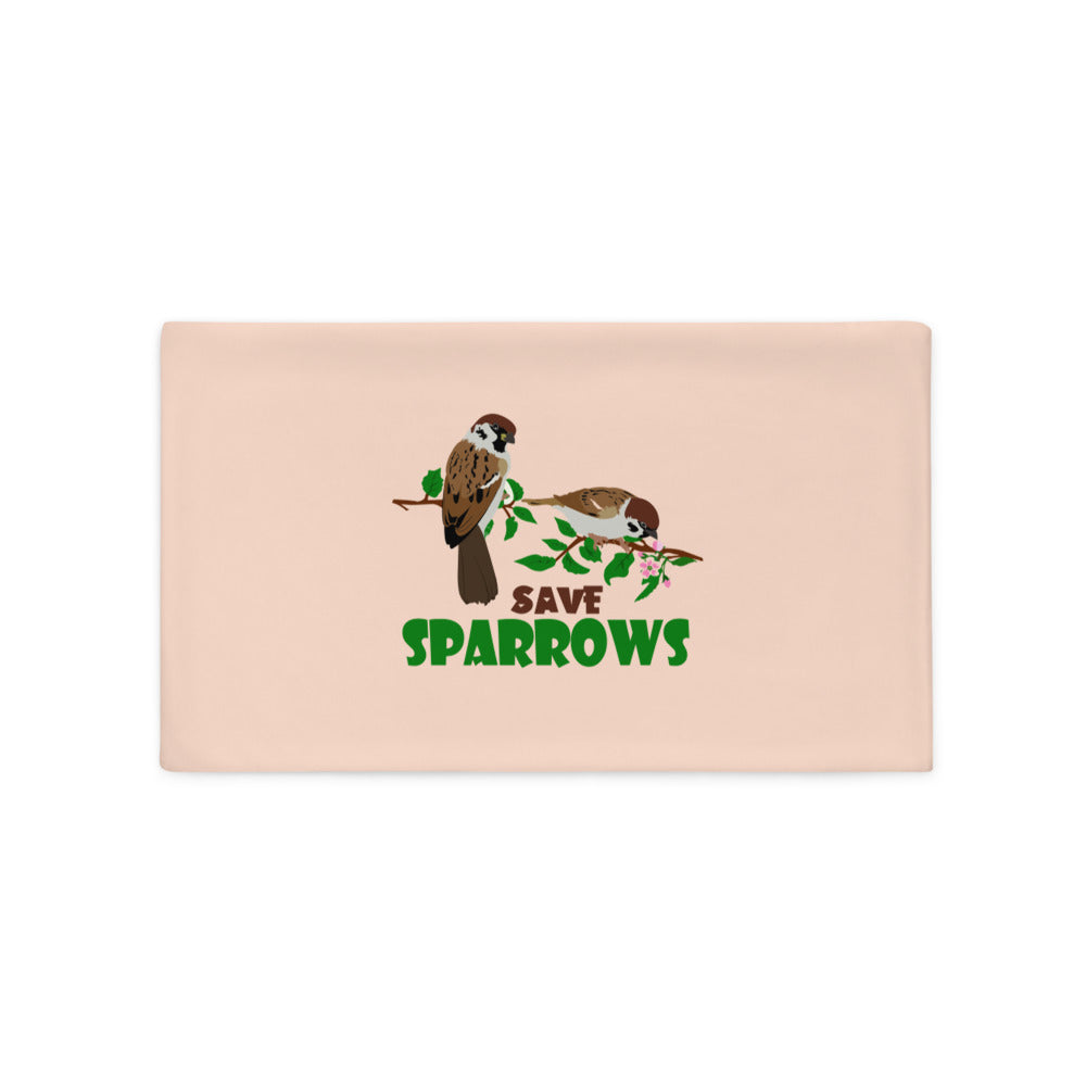 SAVE SPARROWS - Pillow Case