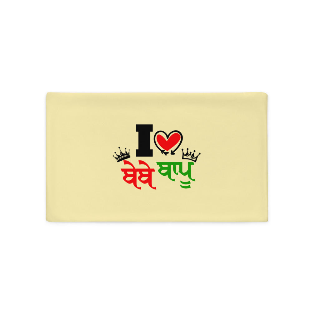 I LOVE BEBE BAPU - Pillow Case