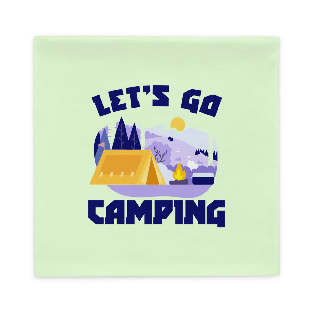 LET'S GO CAMPING - Pillow Case