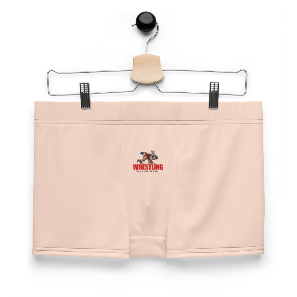 WRESTLING ONLY A FIGHTER WINS - Boxer Briefs