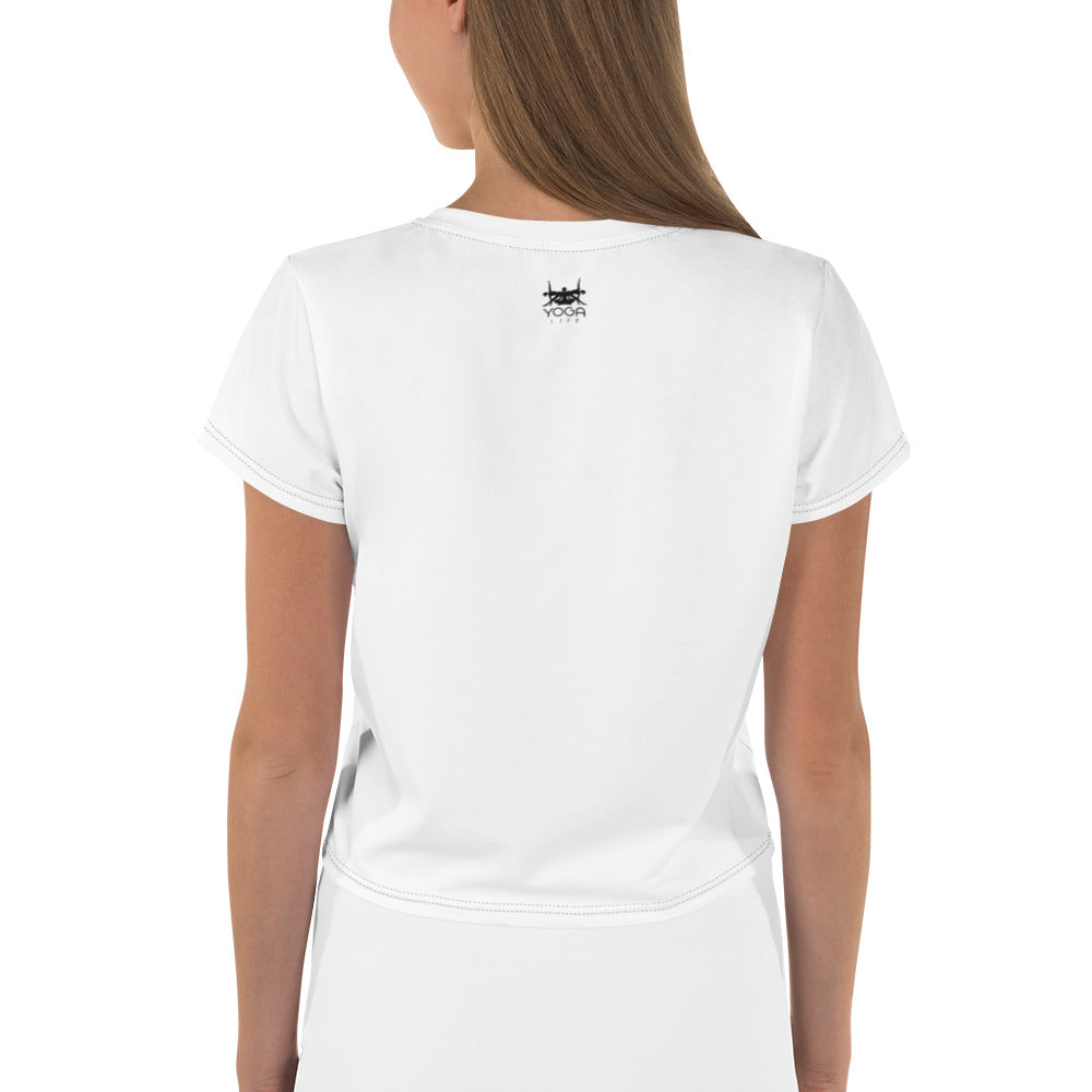 YOGA LIFE - All-Over Print Crop Tee