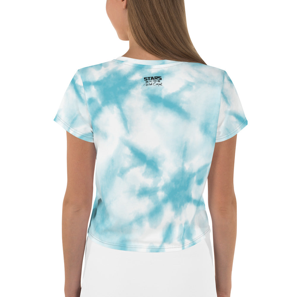 STARS OF THE RED CARPET - All-Over Print Crop Tee