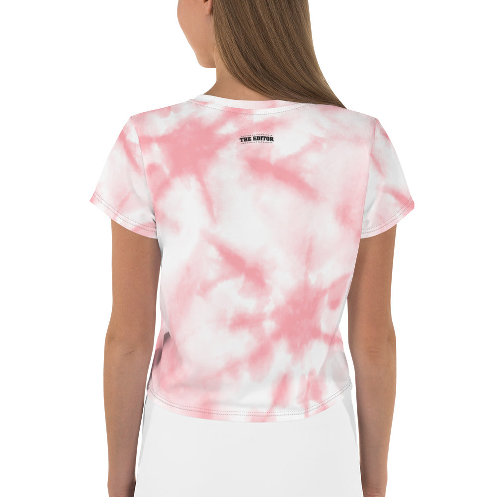 THE EDITOR - All-Over Print Crop Tee