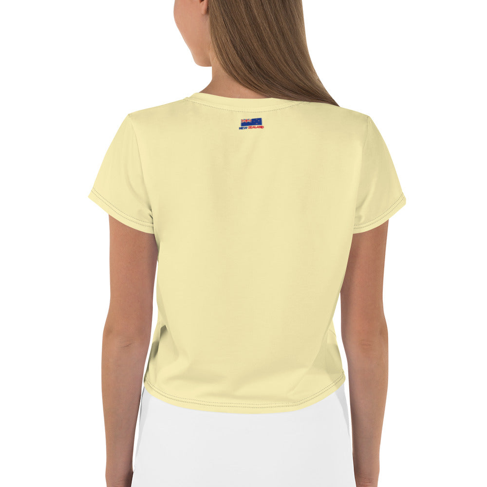 NEW ZEALAND - All-Over Print Crop Tee