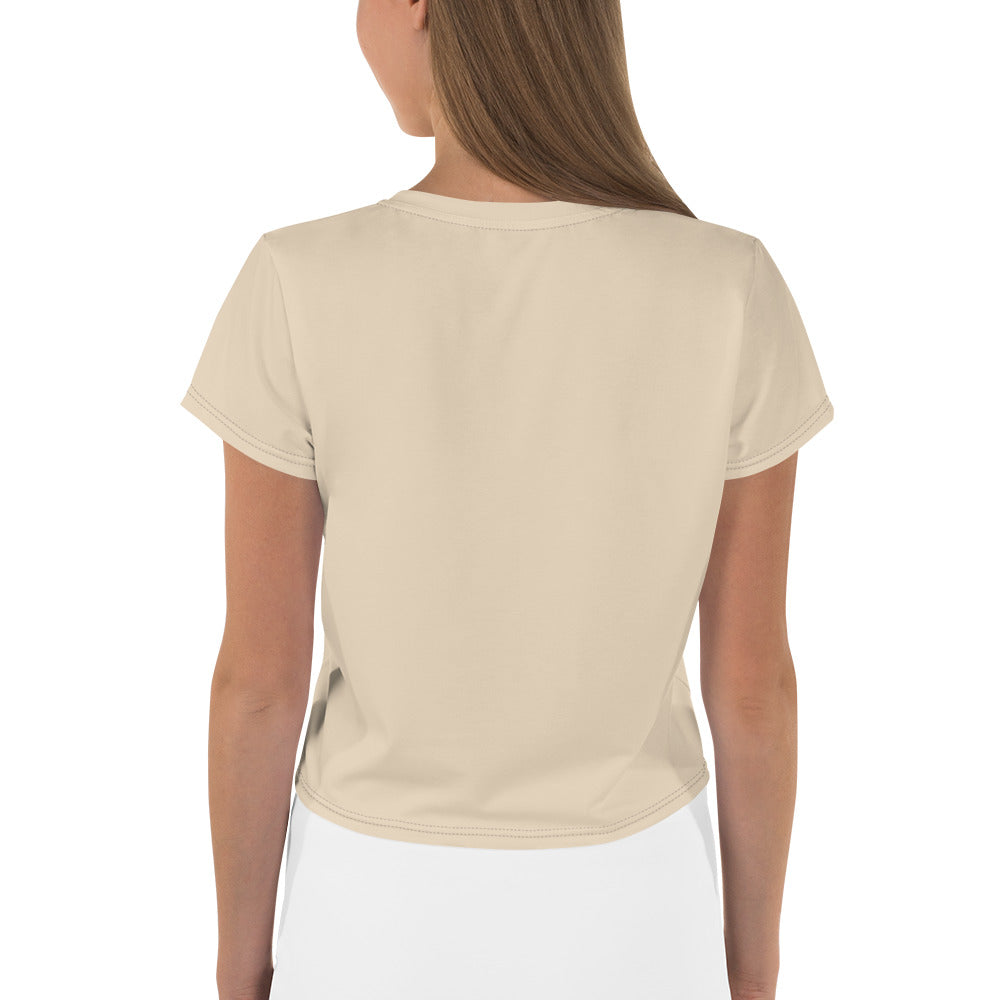 SIMPLIFY - All-Over Print Crop Tee