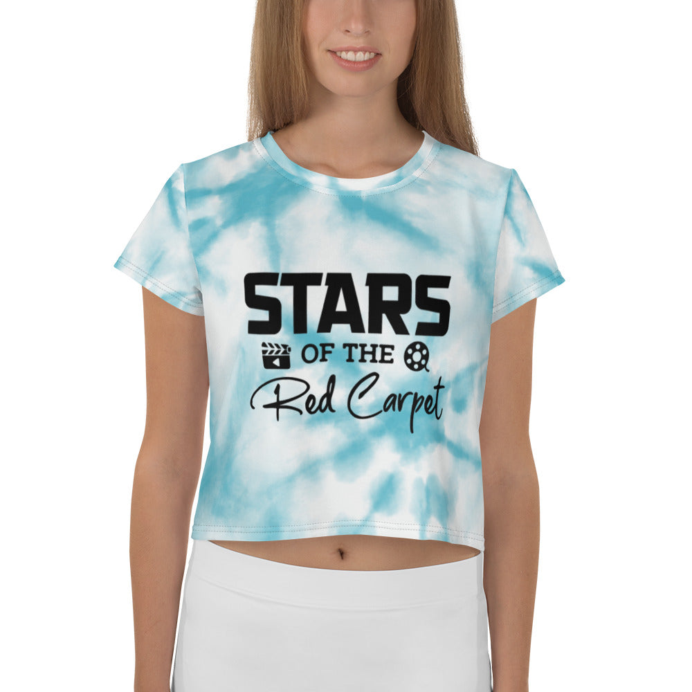 STARS OF THE RED CARPET - All-Over Print Crop Tee