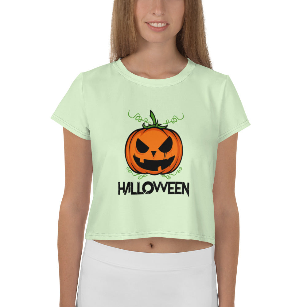 HALLOWEEN - All-Over Print Crop Tee