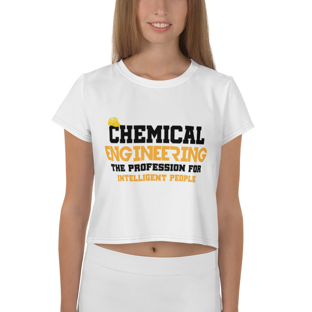 CHEMICAL ENGINEERING - All-Over Print Crop Tee