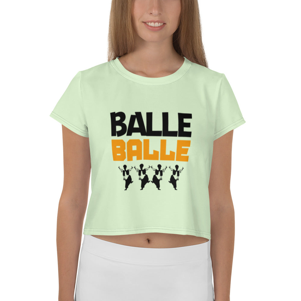 BALLE BALLE - All-Over Print Crop Tee