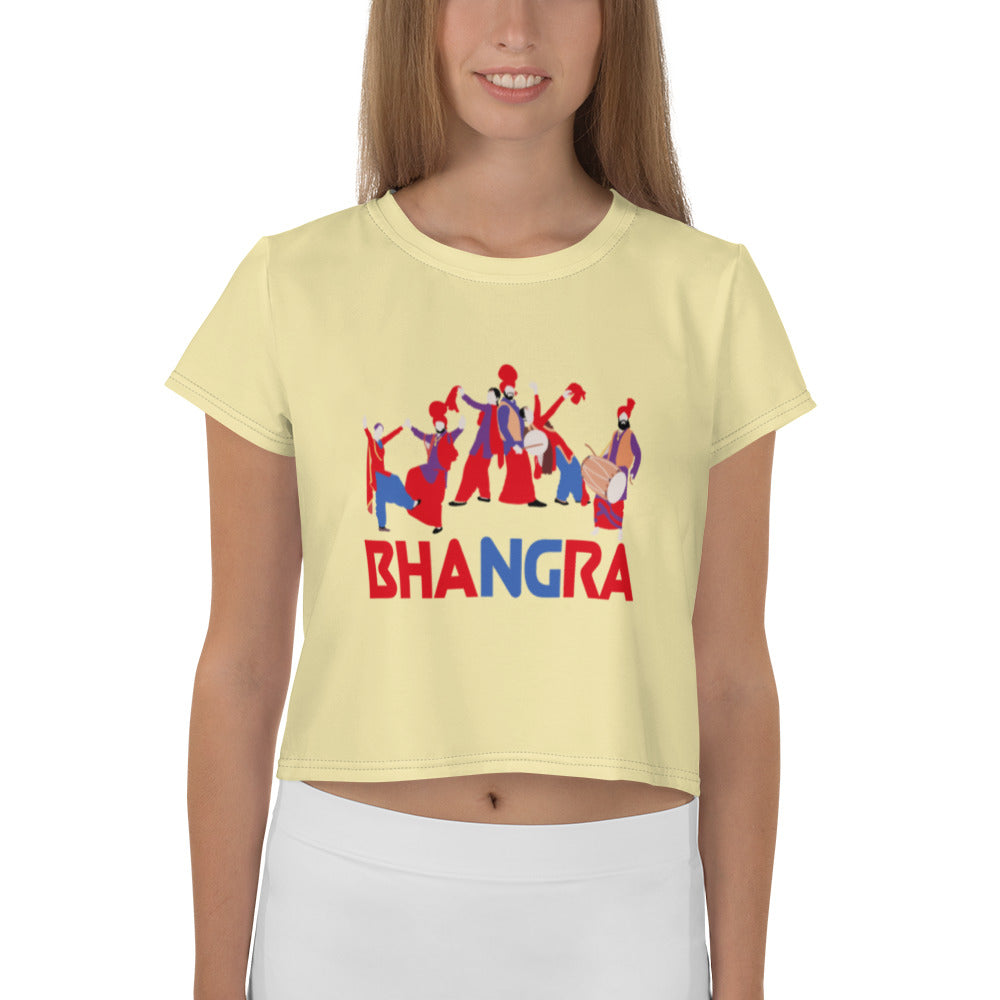 BHANGRA - All-Over Print Crop Tee