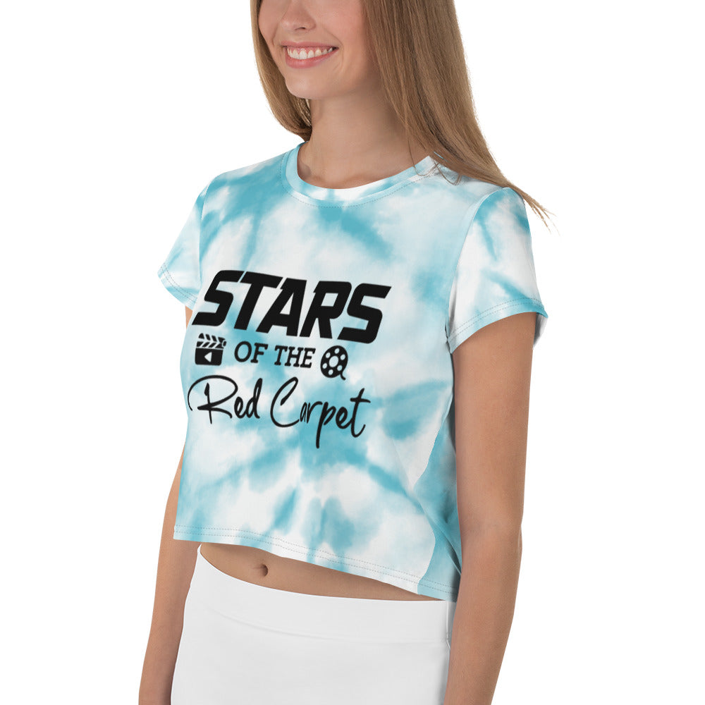 STARS OF THE RED CARPET - All-Over Print Crop Tee