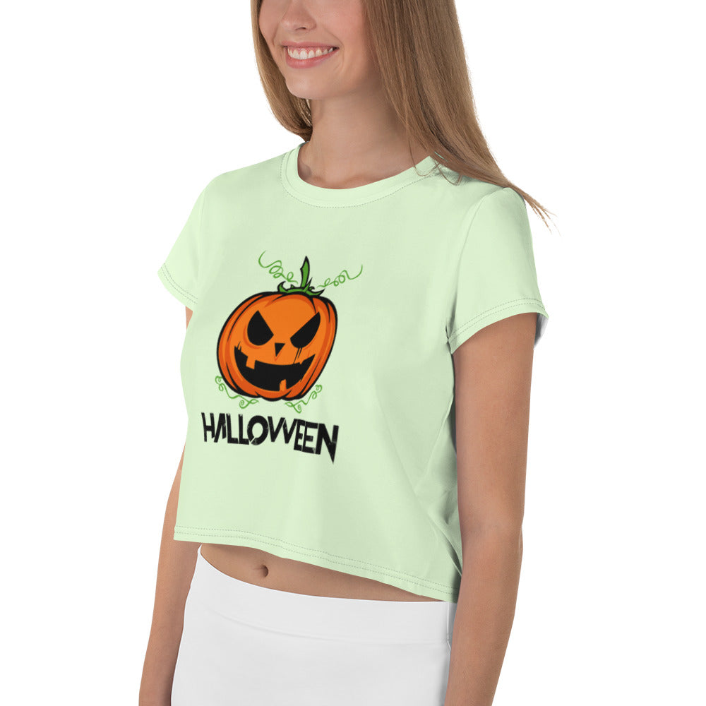 HALLOWEEN - All-Over Print Crop Tee