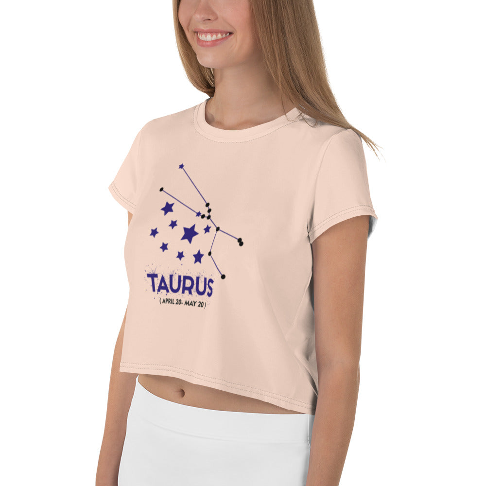 TAURUS - All-Over Print Crop Tee