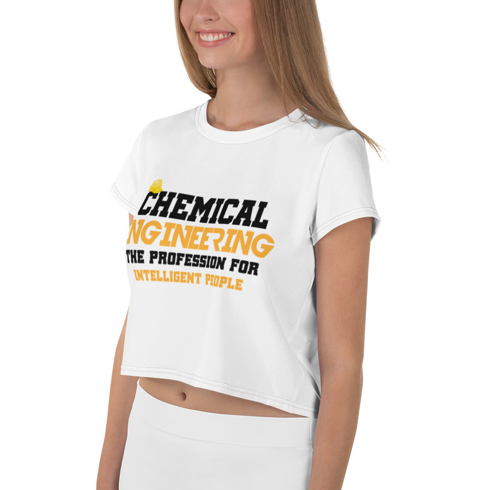 CHEMICAL ENGINEERING - All-Over Print Crop Tee