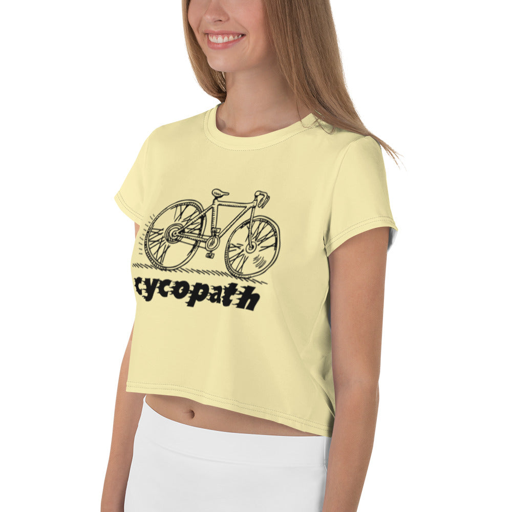 CYCOPATH - All-Over Print Crop Tee