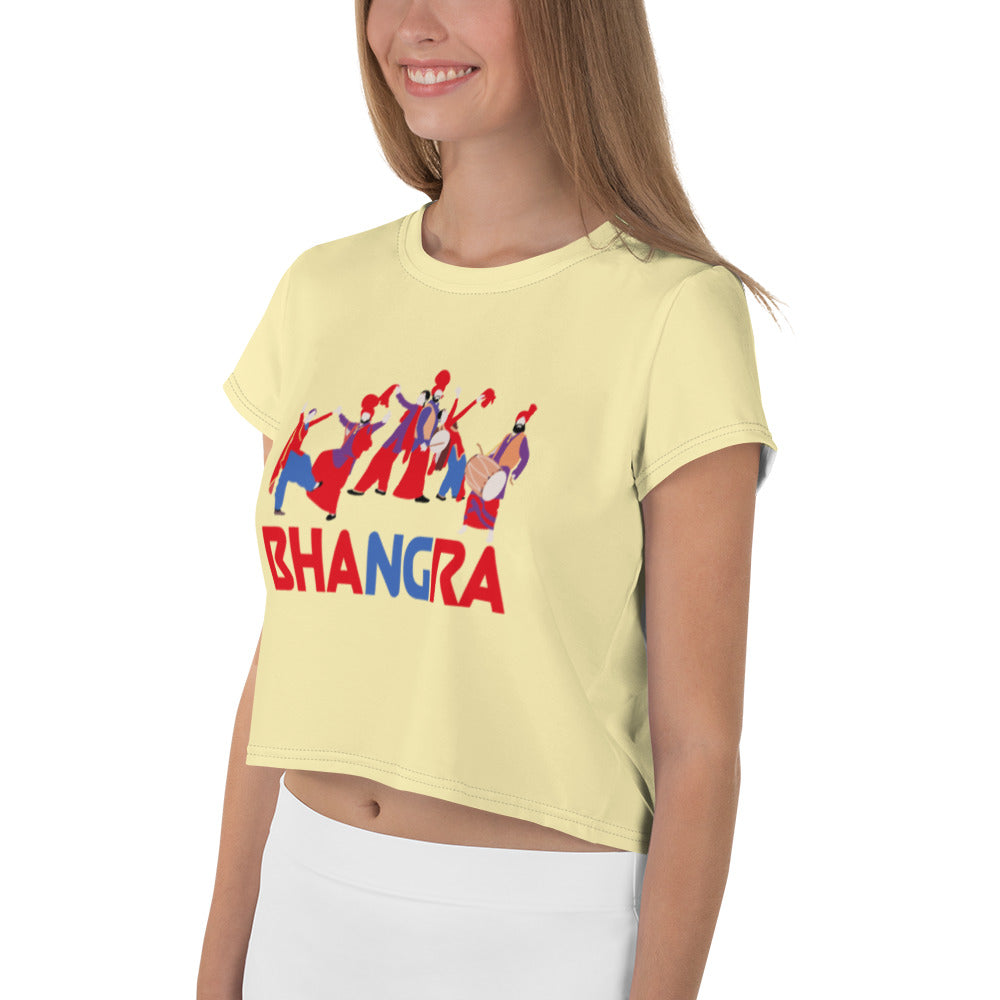 BHANGRA - All-Over Print Crop Tee