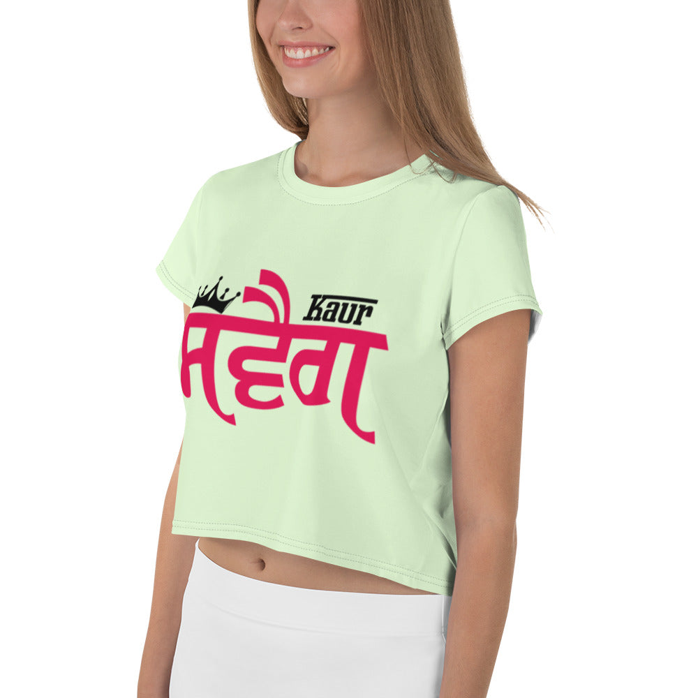 KAUR SWAG - All-Over Print Crop Tee