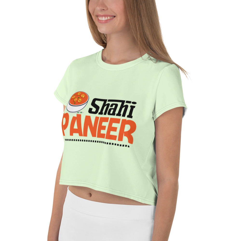 SHAHI PANEER - All-Over Print Crop Tee