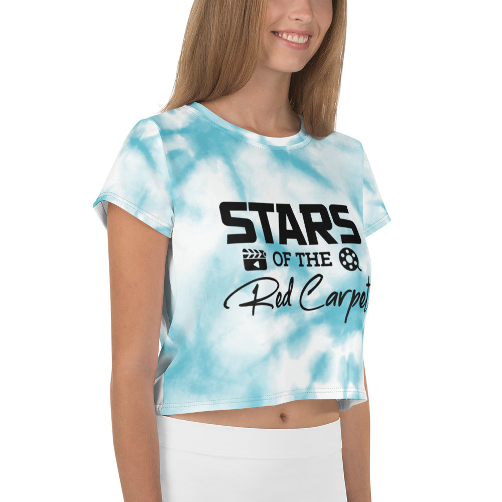 STARS OF THE RED CARPET - All-Over Print Crop Tee