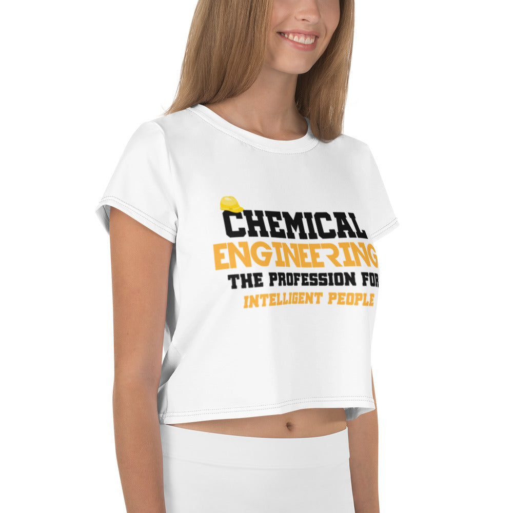 CHEMICAL ENGINEERING - All-Over Print Crop Tee