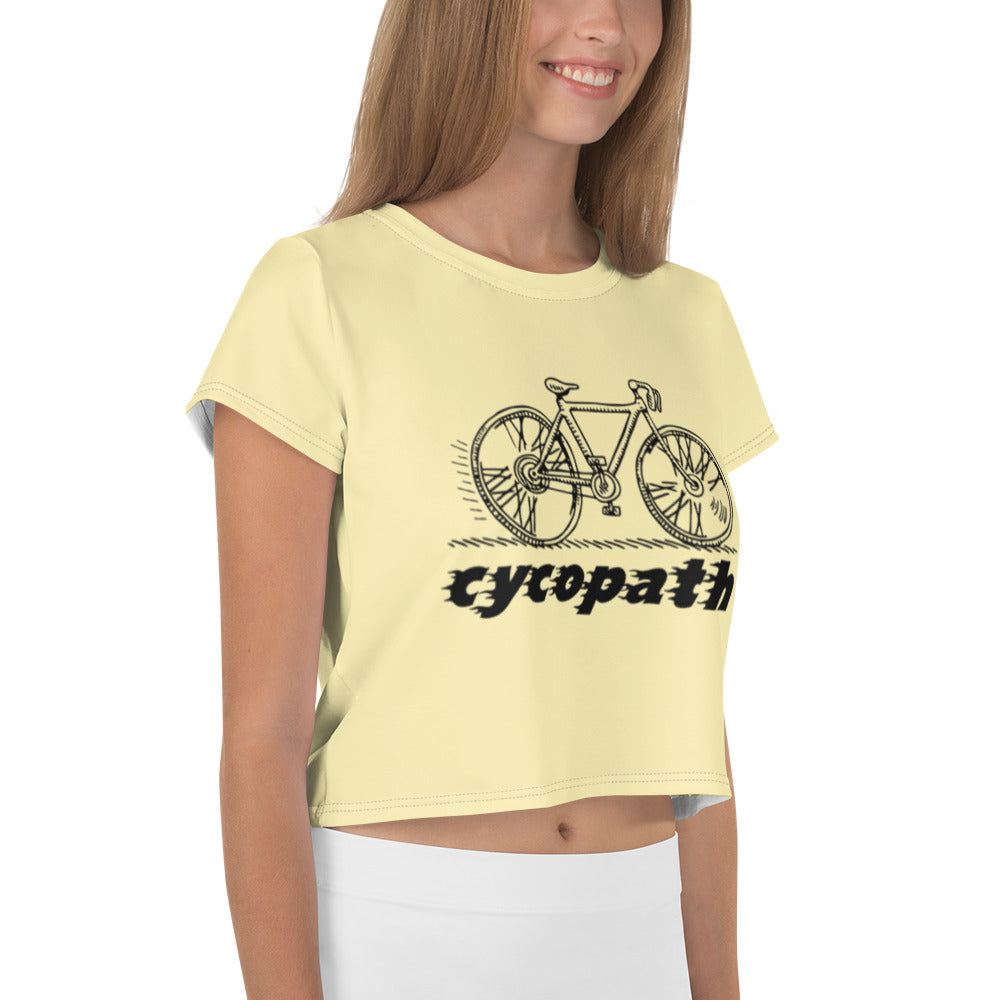 CYCOPATH - All-Over Print Crop Tee