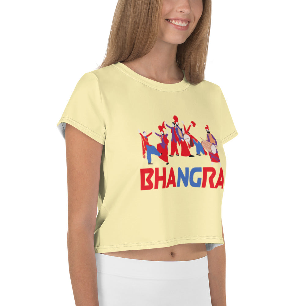 BHANGRA - All-Over Print Crop Tee