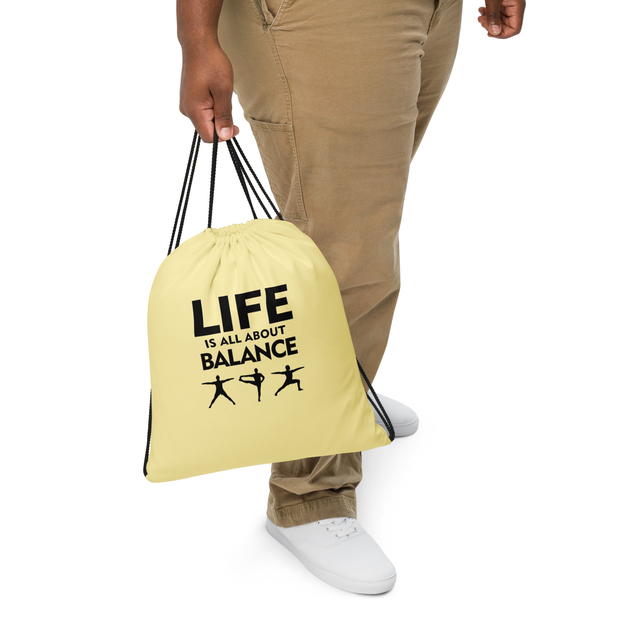 LIFE IS ALL ABOUT BALANCE - Drawstring bag