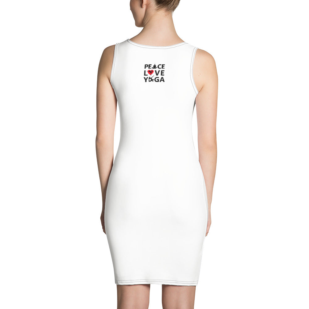 PEACE LOVE YOGA - Sublimation Cut & Sew Dress