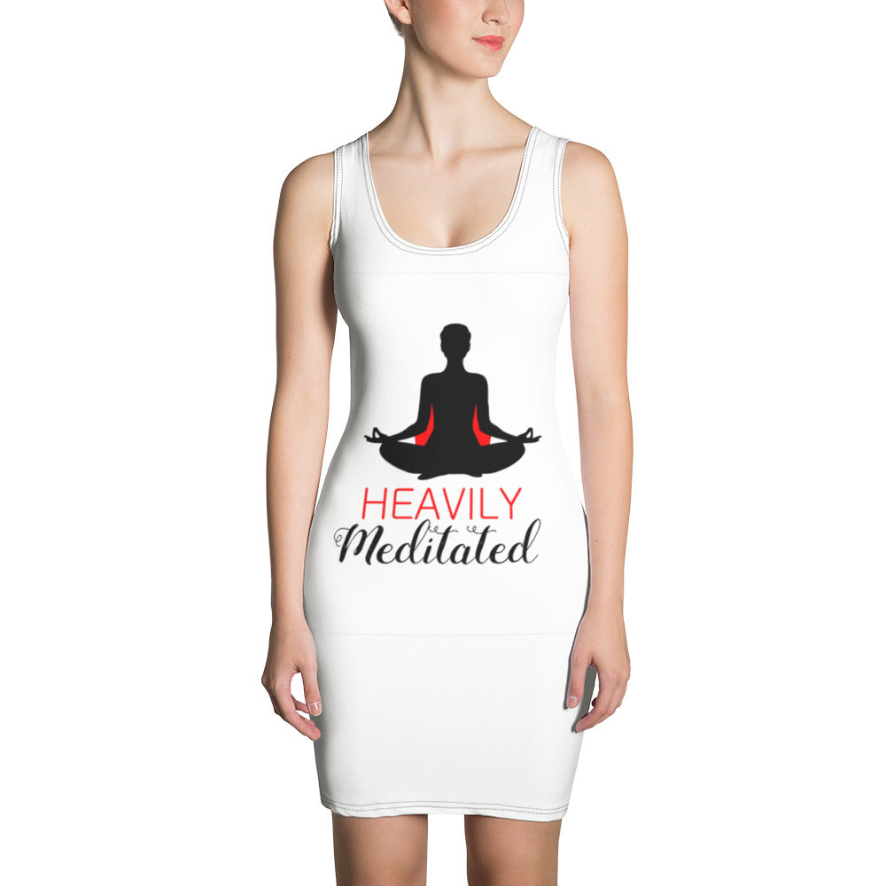 HEAVILY MEDITATED - Sublimation Cut & Sew Dress