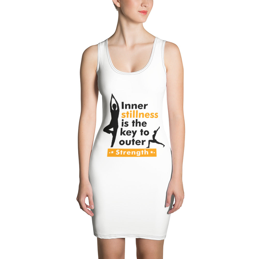 INNER STILLNESS IS THE KEY - Sublimation Cut & Sew Dress