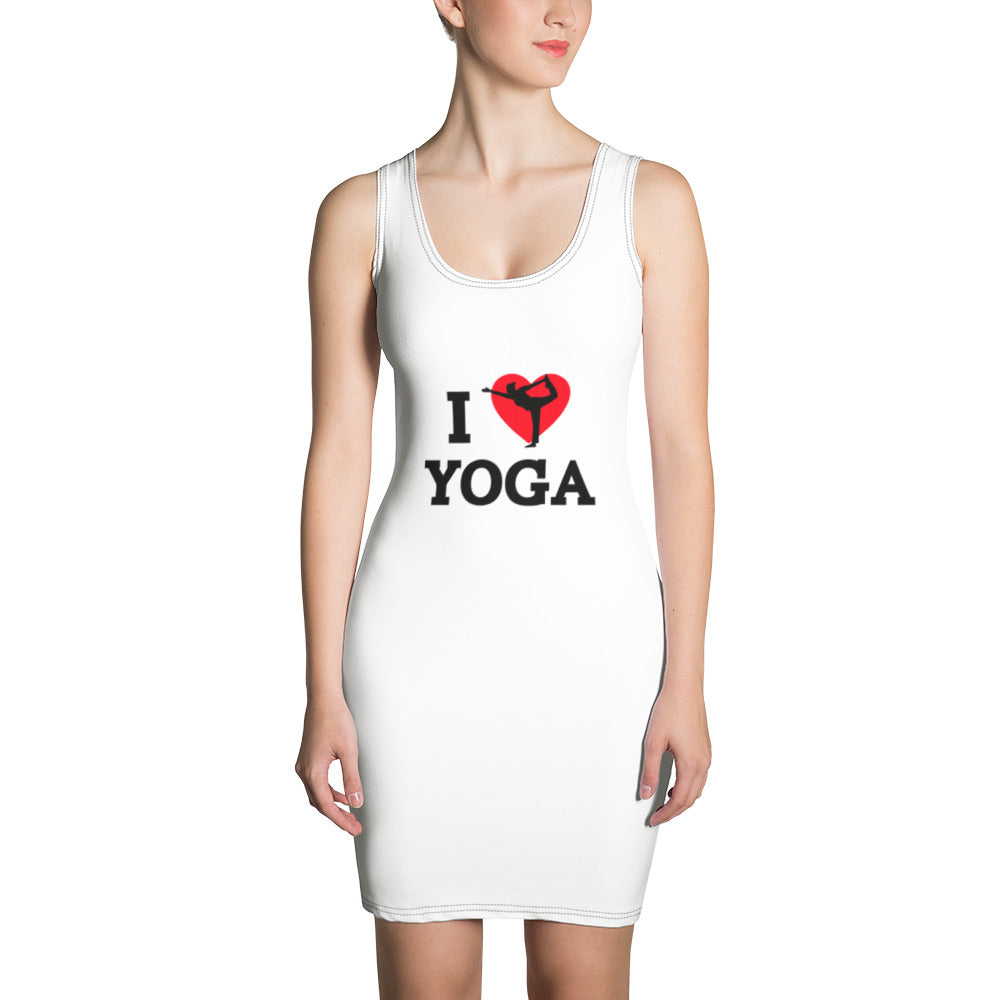 I LOVE YOGA - Sublimation Cut & Sew Dress