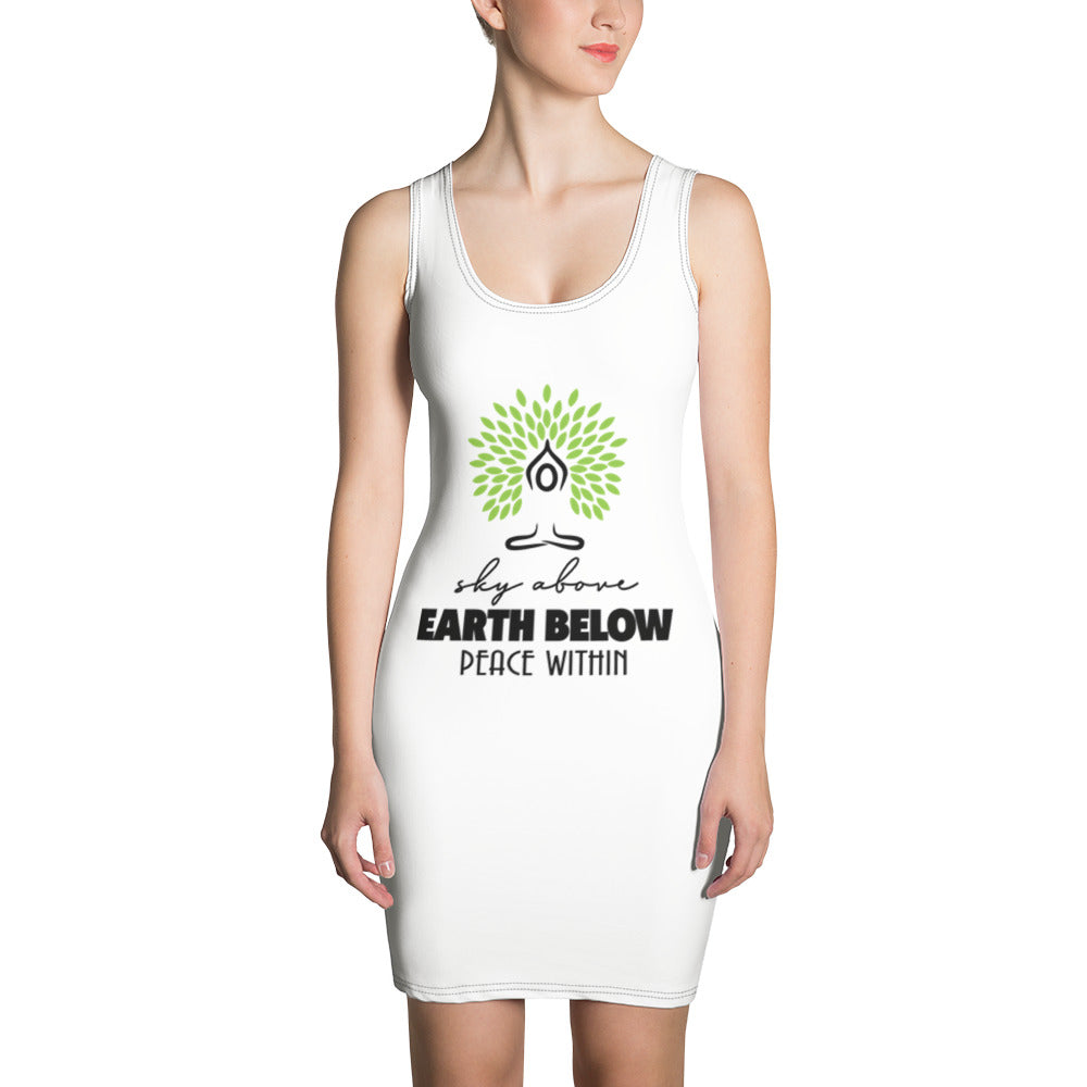 SKY ABOVE EARTH BELOW PEACE WITHIN - Sublimation Cut & Sew Dress