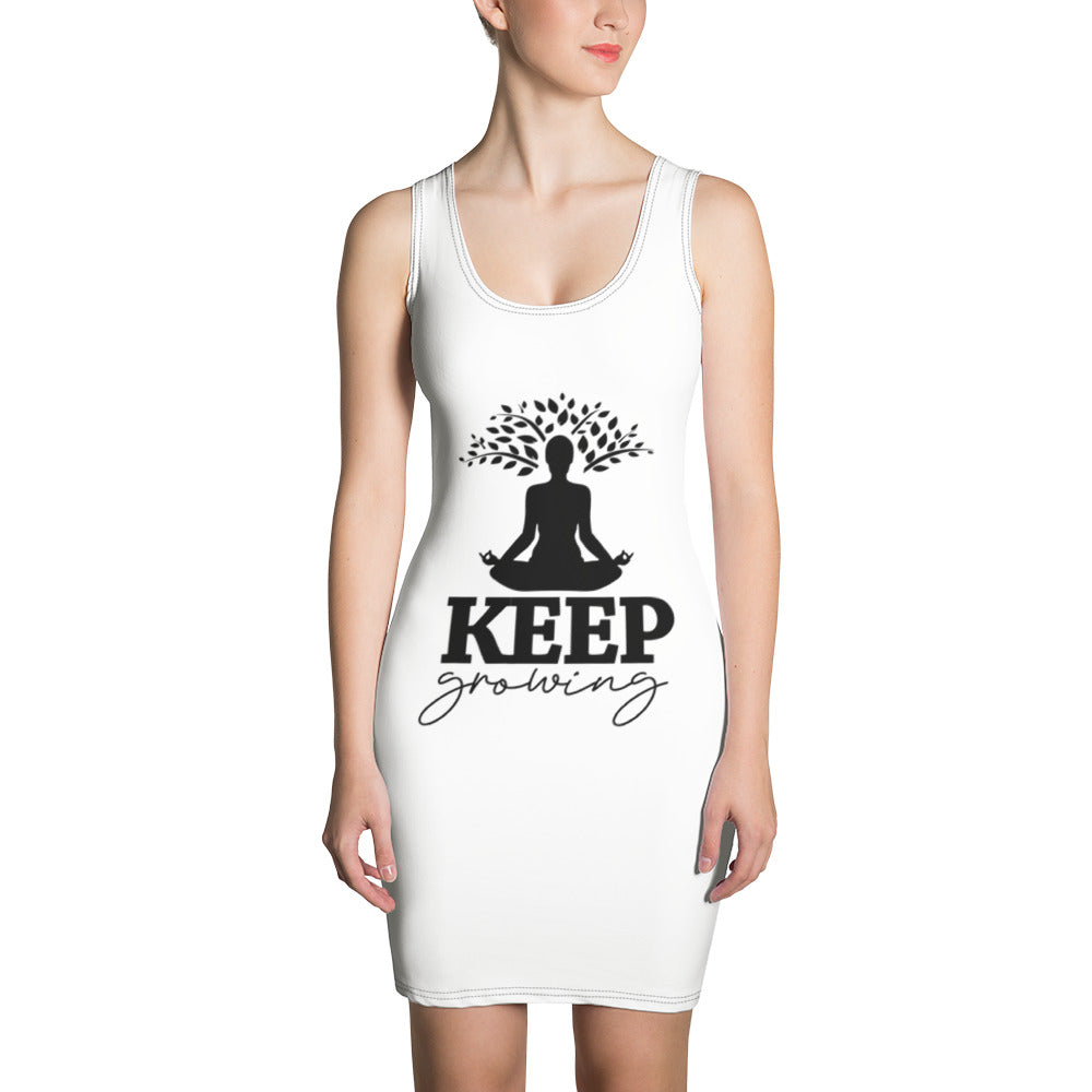 KEEP GROWING - Sublimation Cut & Sew Dress