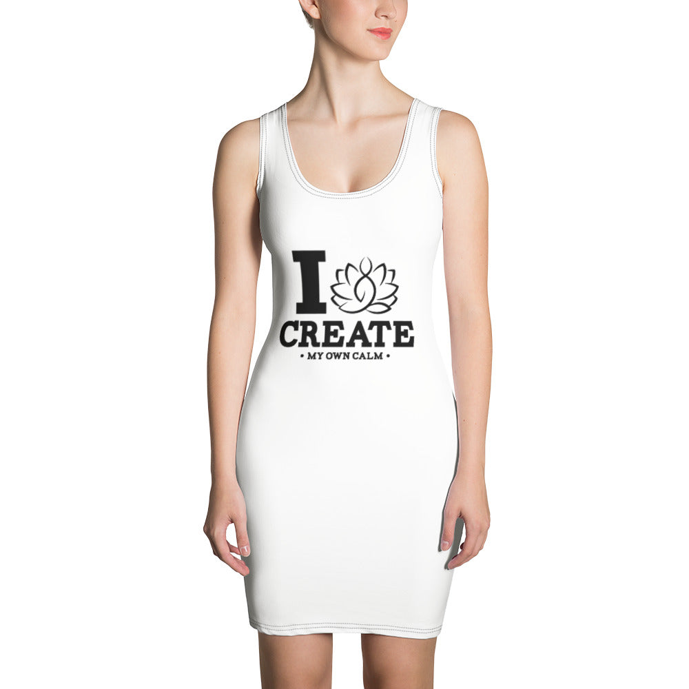 I CREATE MY OWN CALM - Sublimation Cut & Sew Dress