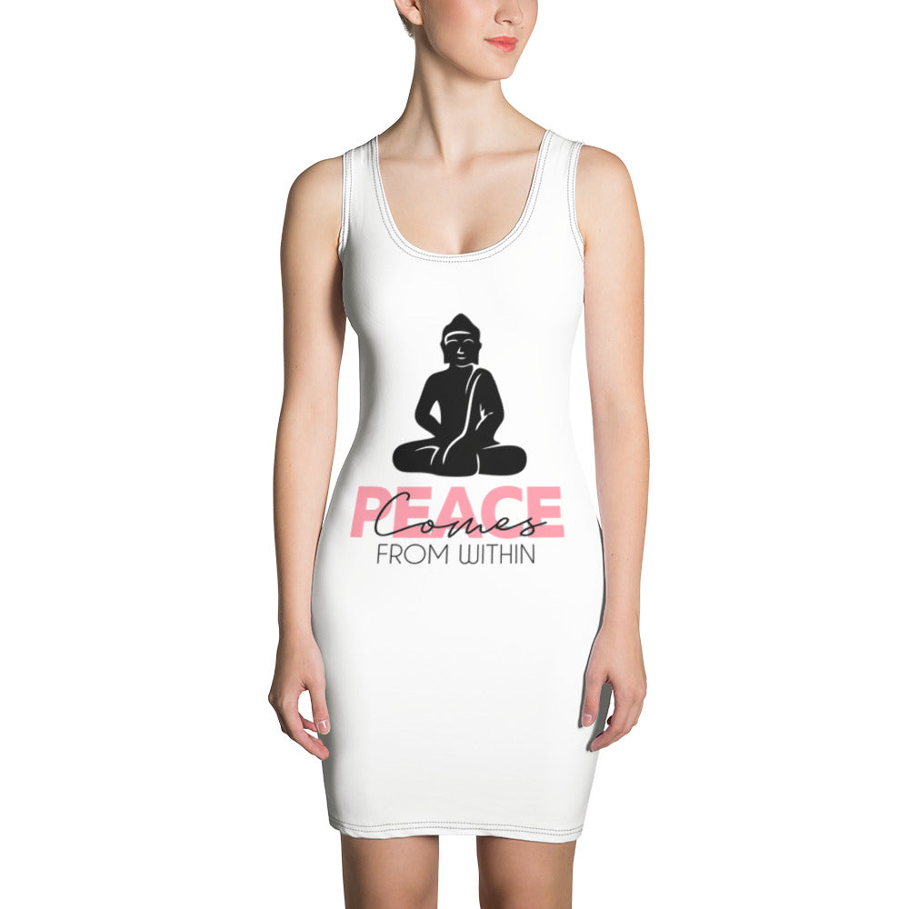 PEACE COMES FROM WITHIN - Sublimation Cut & Sew Dress