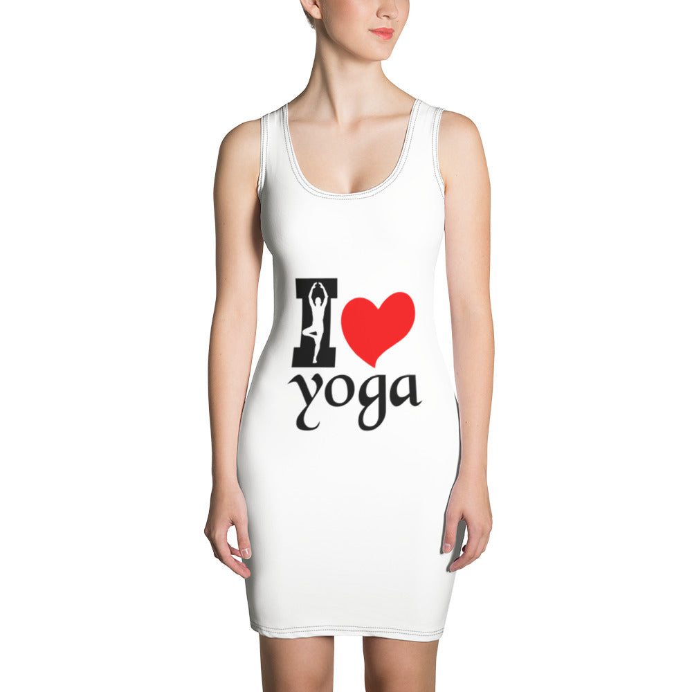 I LOVE YOGA - Sublimation Cut & Sew Dress